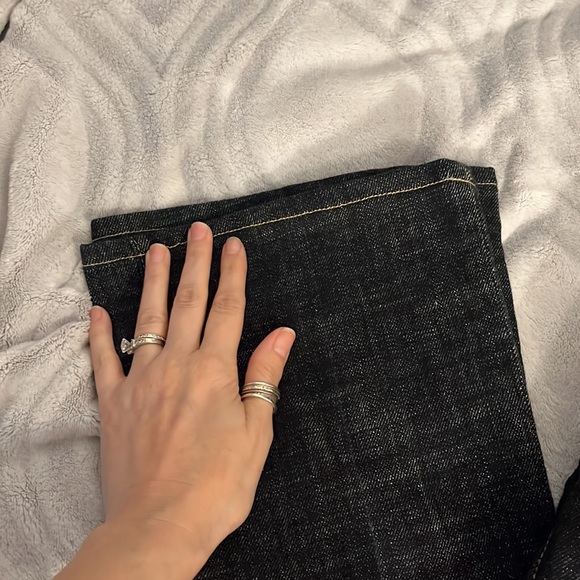 Carmen BEBE rivet jeans sz 25 - Picture 4 of 5